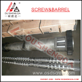 PVC pipe extruder conical twin screw barrel/screw for pvc pipe extruder